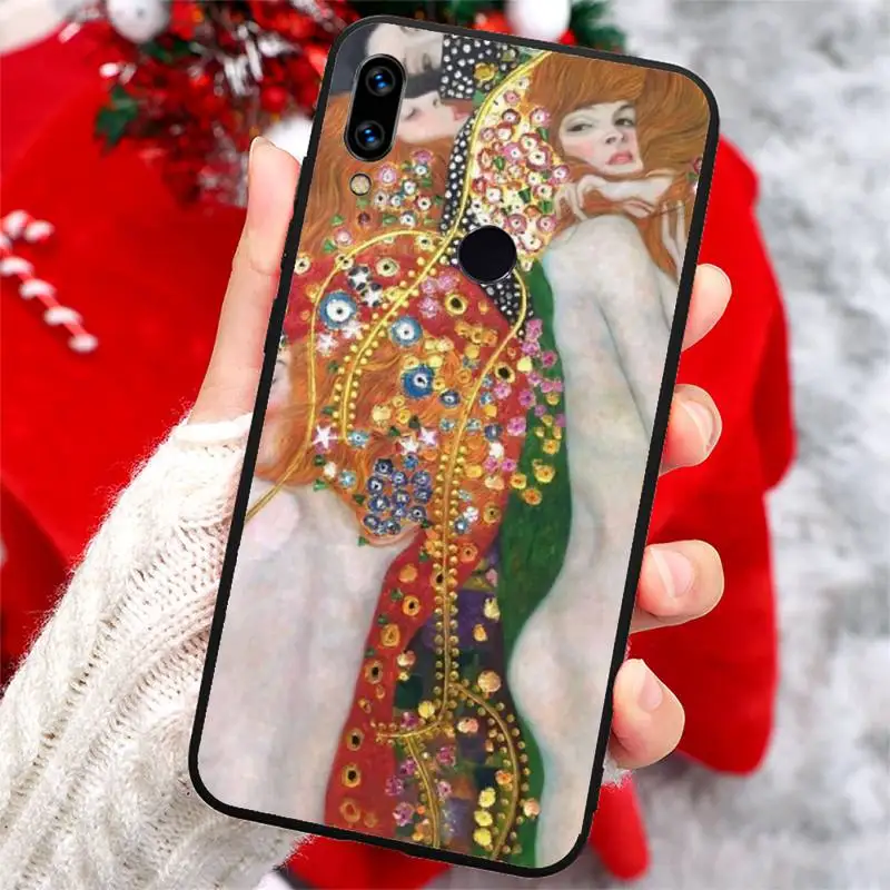 

Skrillex Gustav Klimt Famous Austrian painter high quality Phone Case For Xiaomi Redmi note 7 8 9 t k30 max3 9 s 10 pro lite