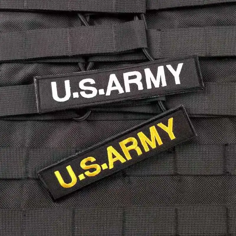 

U.S.ARMY Camouflage Military strip badge embroidery Velcro Patch Military badge armband army 101 airborne division cloth patch