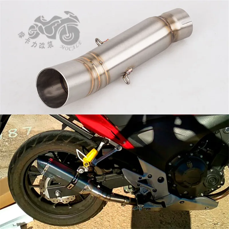 Модифицированная выхлопная труба мотоцикла CBR500R среднее соединение трубы колено