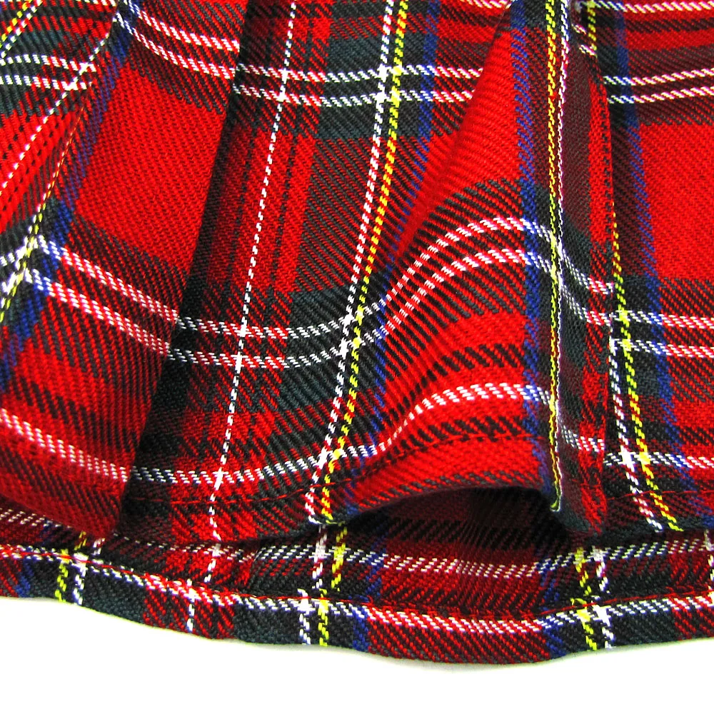 Женская клетчатая мини юбка Привлекательные Короткие плиссированные юбки