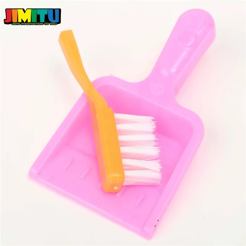 JIMITU набор для чистки кукольной мебели из 9 предметов девочек уборки дома Забавный