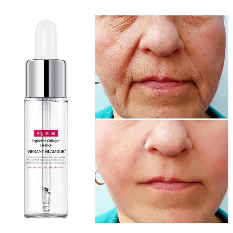 1Pcs Facial Serum Hyaluronic Acid Anti-Wrinkle Anti-Aging Firming Moisturizing Shrinkage Pores Collagen hexapeptide Skin Care