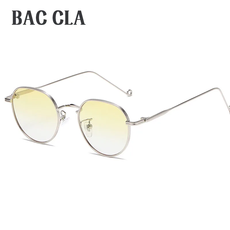 Солнцезащитные очки BAC CLA в металлической оправе женские градиентные красные