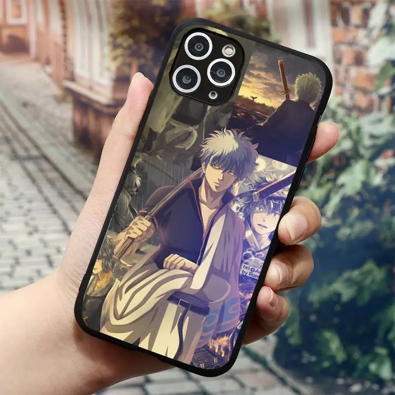 

GINTAMA anime Phone Case for iPhone 11 12 mini pro XS MAX 8 7 6 6S Plus X 5S SE 2020 XR