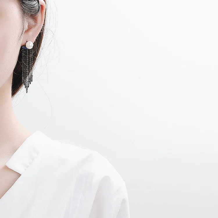 Женские серьги CMajor из серебра S925 пробы с кубическим цирконием 7A и жемчужной