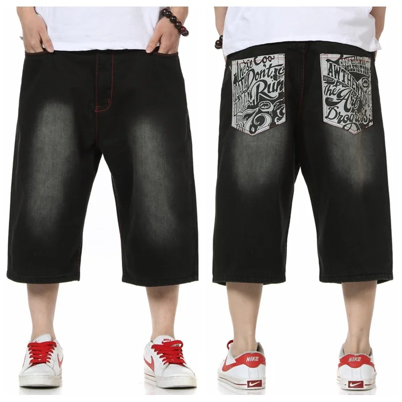 

Men's jeans wear the pants the fertilizer is large code version fat male hip-hop loose breeches street dance