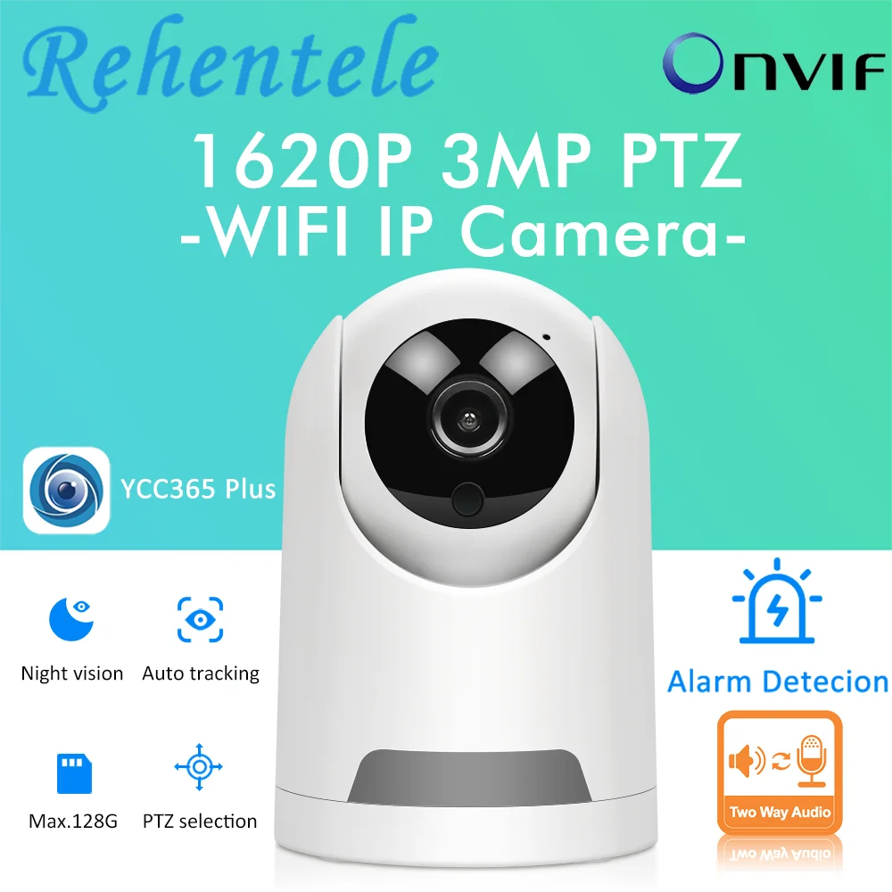 

WiFi IP Camera Outdoor Human Detection Night Vision Sound Recording ONVIF Surveillance CCTV Camera 3MP Baby Monitor Video
