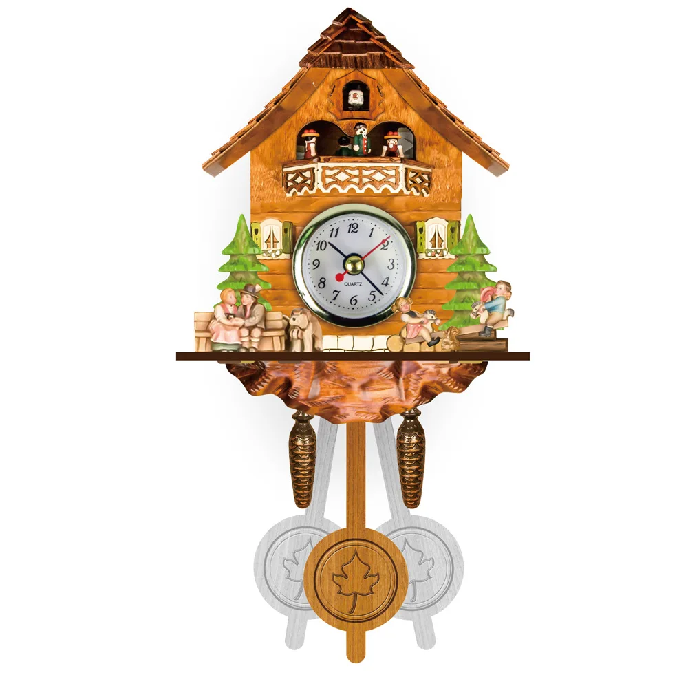 Баланс часы домашний Настенный декор качели Woodenboard офис Cuckoo Ресторан таймер кафе