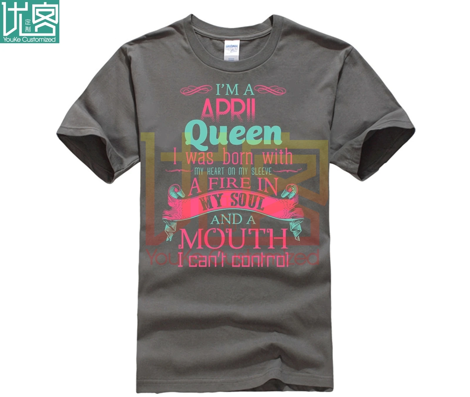 2019 апреля Queen я родился с разводит костер во мой душевная футболка | Мужская