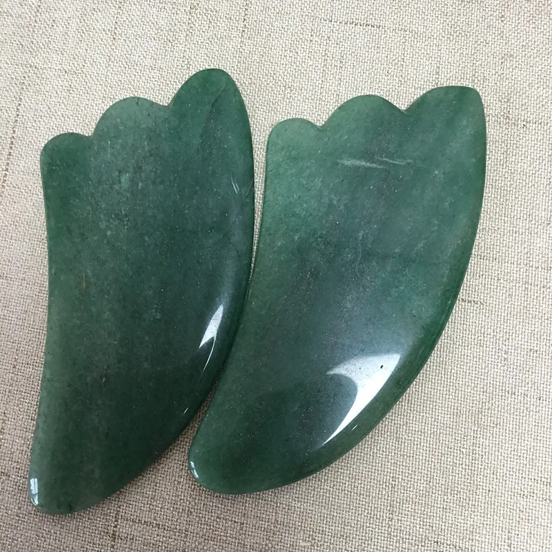 Массажер для массажа тела с зеленым авантюрином массажер