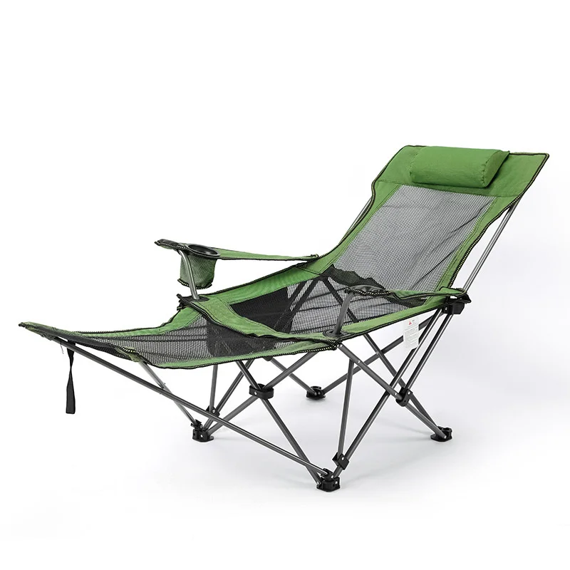 저렴한 공장 야외 캠핑 해변 앉은 의자 휴대용 안락 의자 접이식 점심 시간 사무실 부드러운 좌석 소파 쉬운 침대