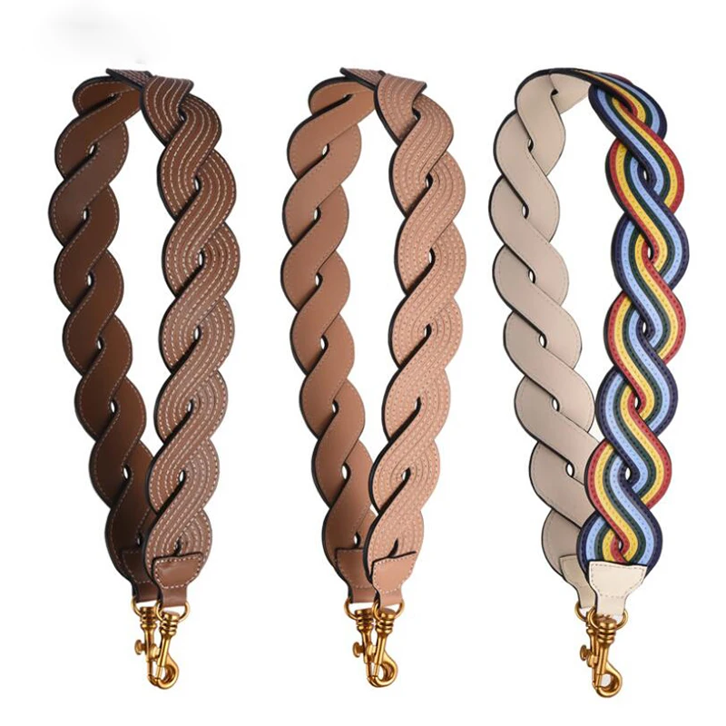 2021 Широкий ремешок для сумок из натуральной кожи для женщин, замена плечевого ремня, аксессуары для сумок, брендовый дизайн STP101.