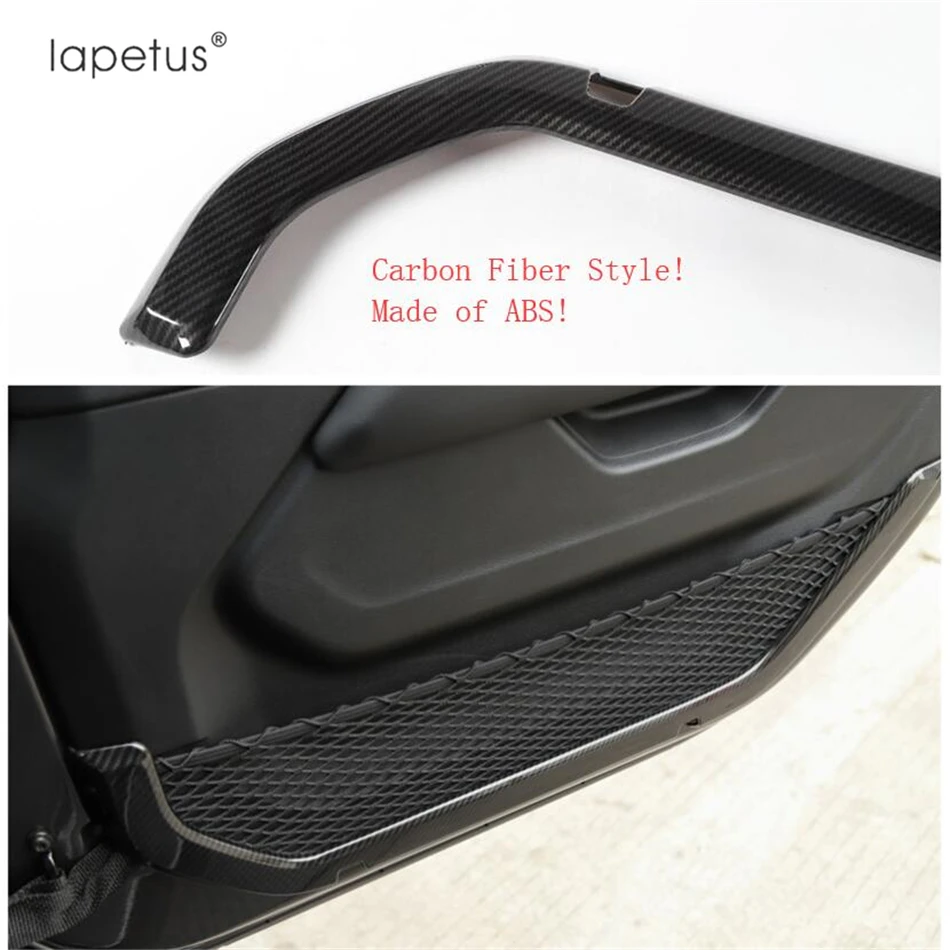 Lapetus аксессуары для Jeep Wrangler JL 2/4 двери внутренняя дверная ручка подлокотники литейный Ящик Контейнер для хранения чистая молдинг крышки