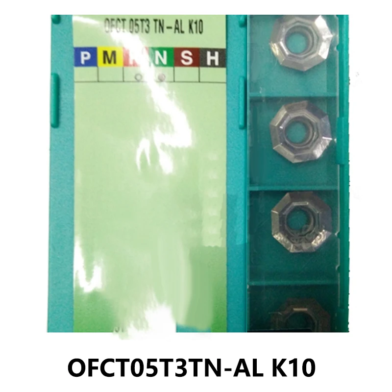 

Original OFCT05T3TN-AL K10 OFCT05T3 OFCT 05T3 for Aluminum and Copper Alloy Carbide Inserts Turning Tool Lathe Cutting 10pcs/box