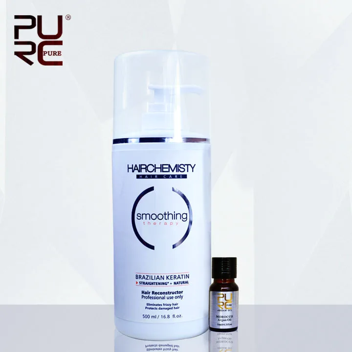 PURC бразильские кератиновые лечение выпрямление 8% Кератиновое волос 500 мл Уход за