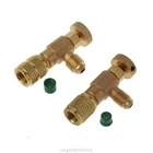 Предохранительный клапан для фторсодержащей жидкости R410 R22, набор из 2 шт., 14 хладагента для кондиционеров, предохранительный адаптер N24 20, Прямая поставка