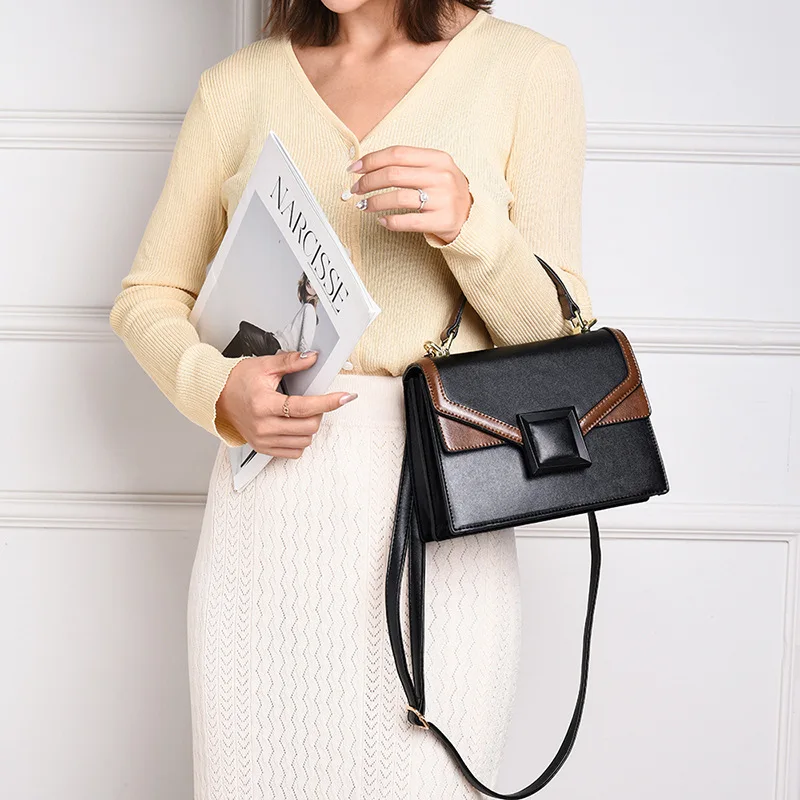 

High Quality Hot Sale Small Flap Bags Ladies New vintage Women's Genuine Leather Handbags Shoulder Crossbody Bag For Women