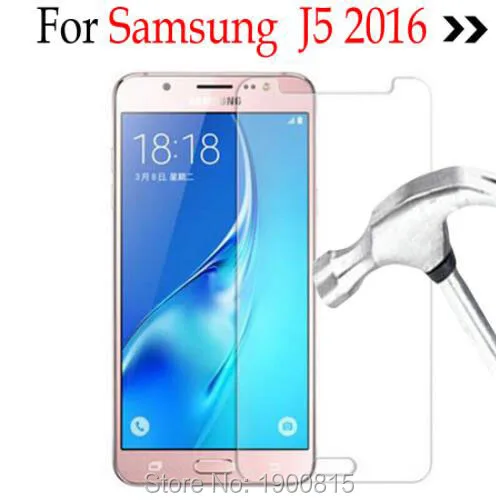 

2 шт., Защитное стекло для samsung galaxy j5 2016 j510h j510m j510f