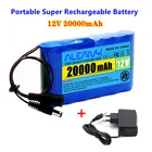 Портативная Супер аккумуляторная батарея 18650 мАч, 20000 В переменногопостоянного тока, 12,6 в, 20 Ач