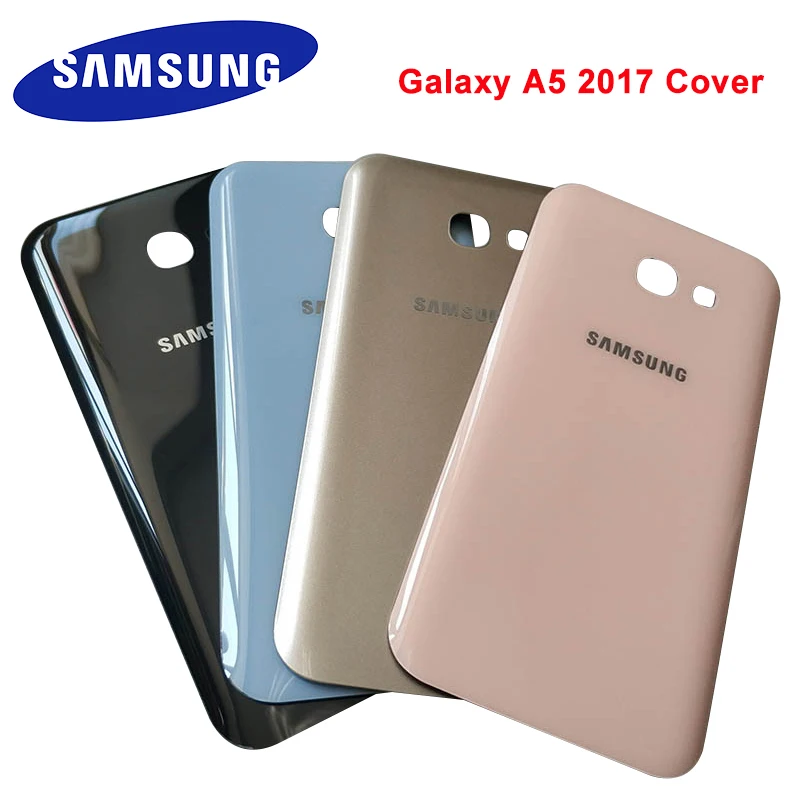 Задняя крышка батарейного отсека Samsung Galaxy A5 2017 3D стеклянный задний корпус сменная