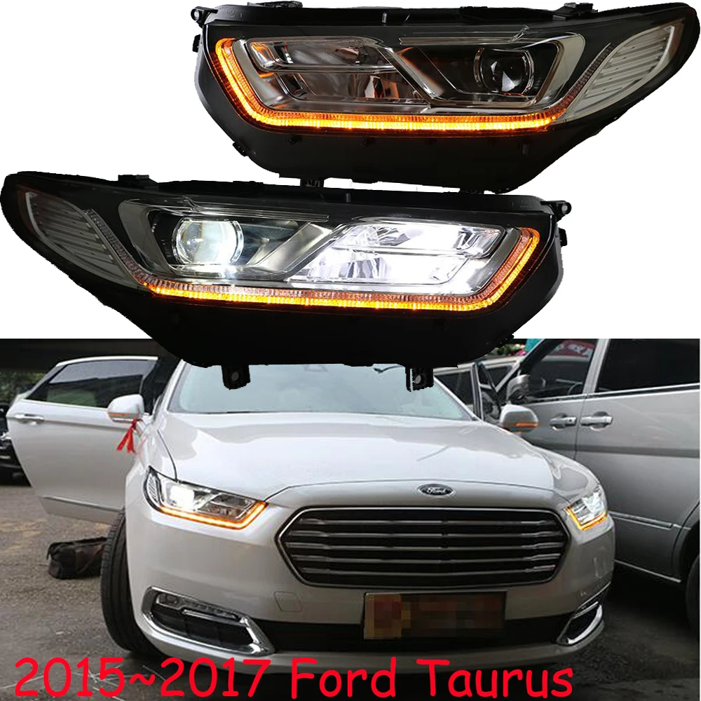 

2015~2017year car bupmer head light for FORD Taurus headlight Cruiser car accessories LED HID xnon fog Taurus headlamp