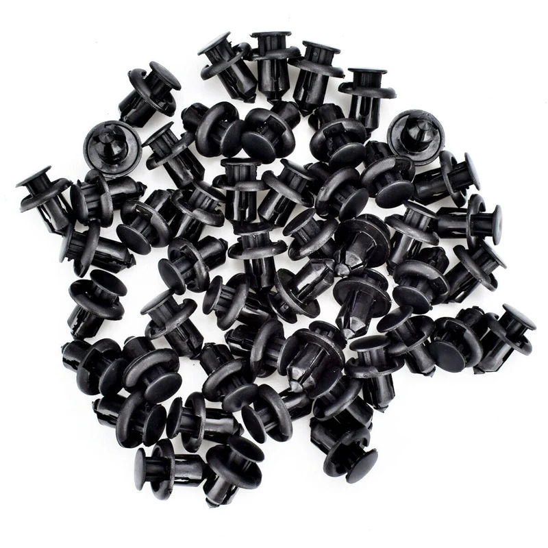 

Fender Car Clips Black Nylon Fastener Bumper Retainer For Honda Accessories Plastic Front Practical Useful