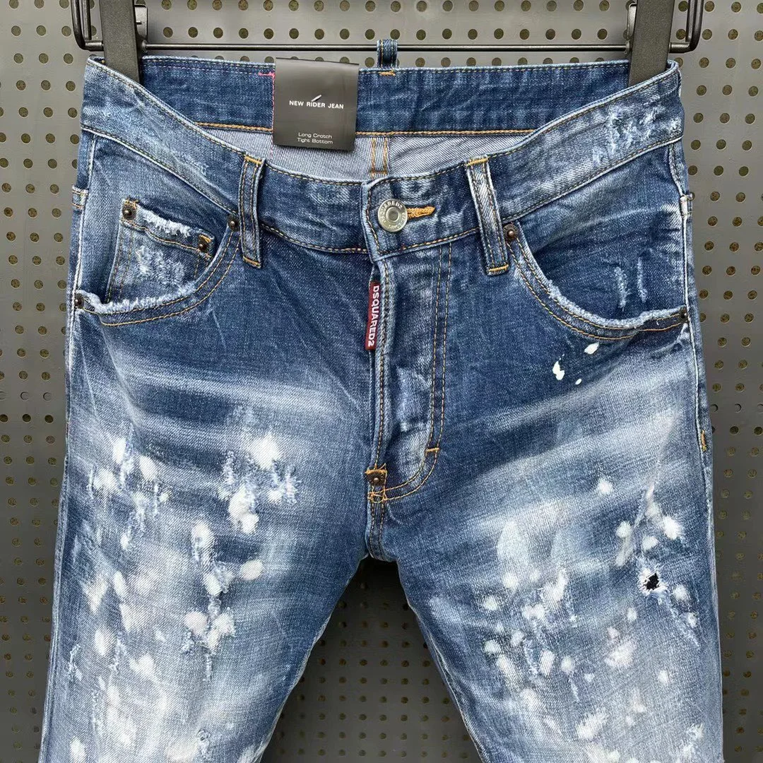 classic,Authentic DSQUARED2,Retro,Italian brand ,Women/Men Jeans,locomotive,Jogging jeans,DSQ065