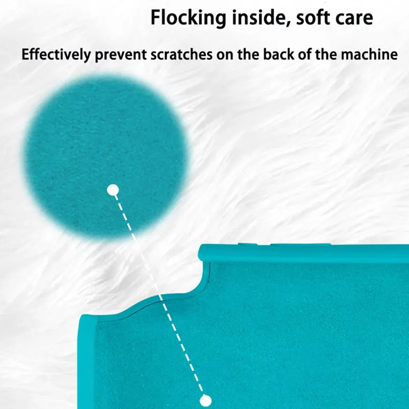 Защитный чехол из жидкого силикона для Nintendo Switch Lite цветной милый аксессуары