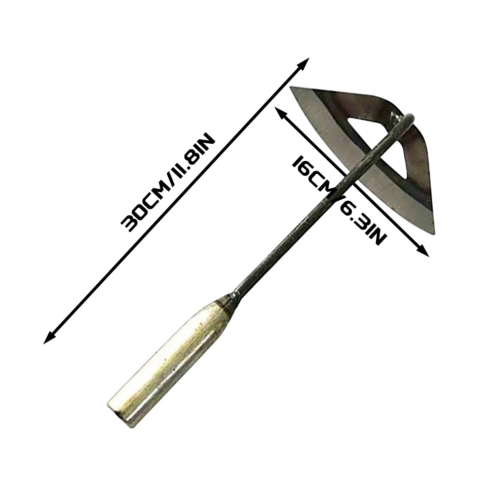

1/2/3PCS Weeders All-steel Hardened Hollow Hoe Weeders Handheld Weeding Rake Planting Farm Vegetables Hardened Hollow Hoe