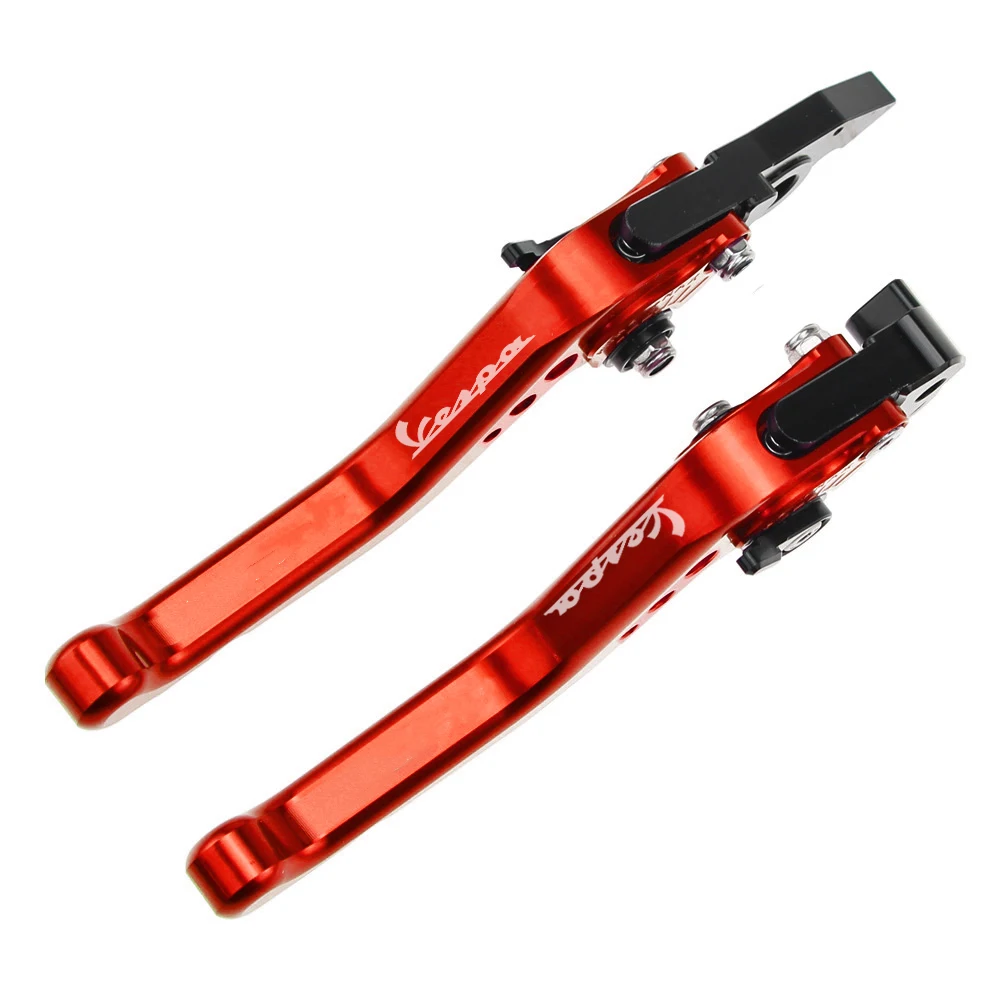 Зеленый MTKRACING для Vespa Granturismo 125/200 GTS 125/250 S125/S250 2003- ЧПУ Короткие тормозные рычаги сцепления для мотоцикла - Цвет: Зеленый