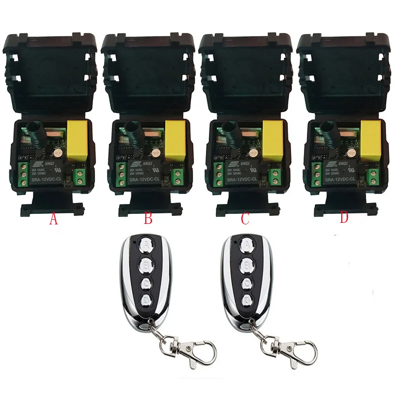 220 В переменного тока 1 канал RF беспроводной пульт дистанционного управления