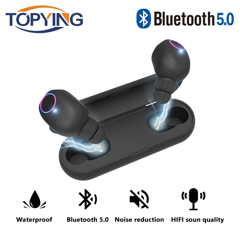 Беспроводные наушники TOPYING Q1 Bluetooth 5 0 настоящие стерео беспроводные спортивные