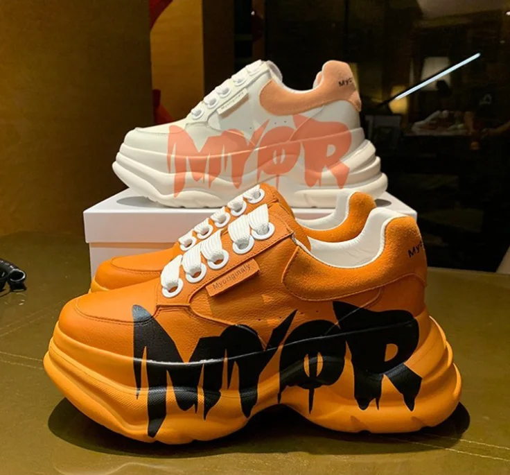 

Ins Wind/Женская обувь со светоотражающими элементами; Коллекция 2021 года; Сезон весна; Спортивная повседневная обувь; Дышащая удобная женская о...