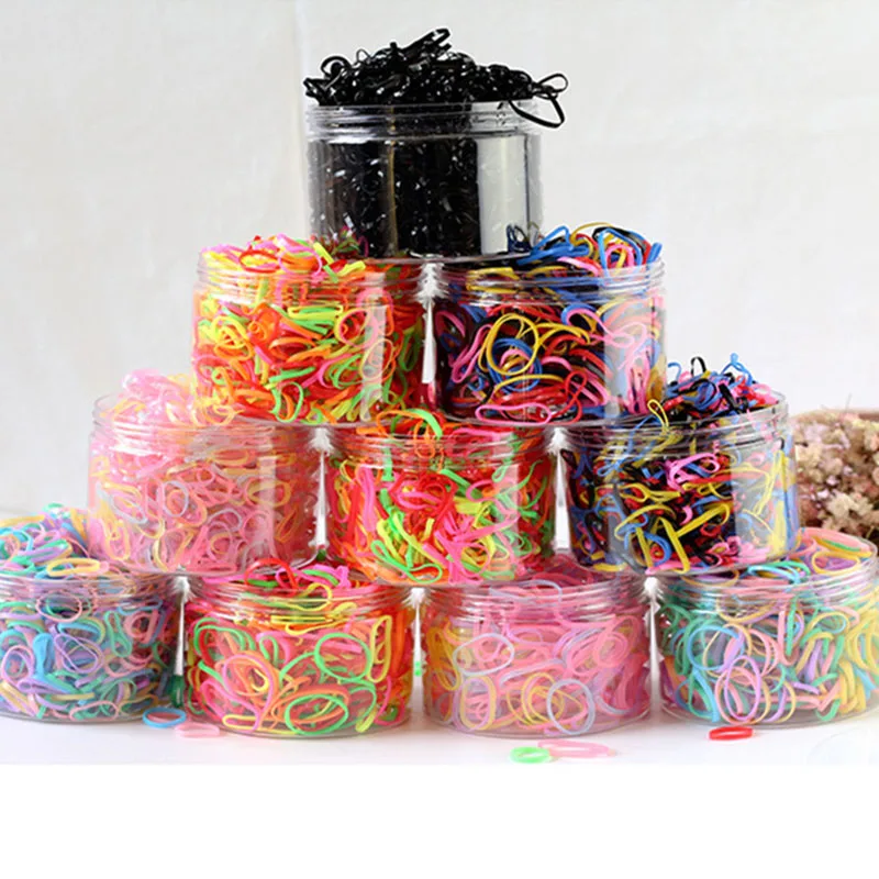 Взрывчатые аксессуары для волос маленьких девочек с резинкой однократно ПРОСТАЯ