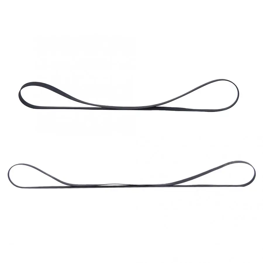 Черный резиновый ремень для проигрывателя с хорошей эластичностью