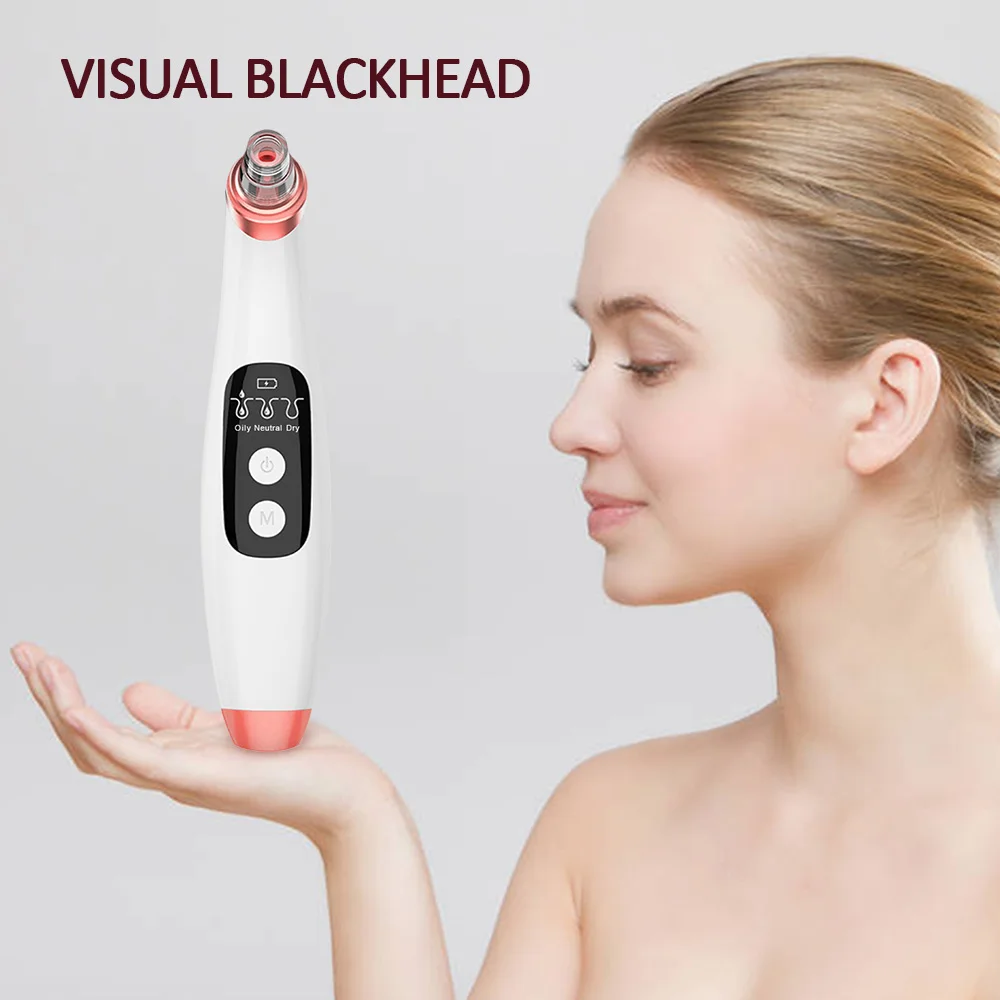 

Blackhead Remover Vacuum Pore Cleaner Acne Pimple Removal Suction Tools Black Dots Pimples Deep Cleaning Skin Care Machine