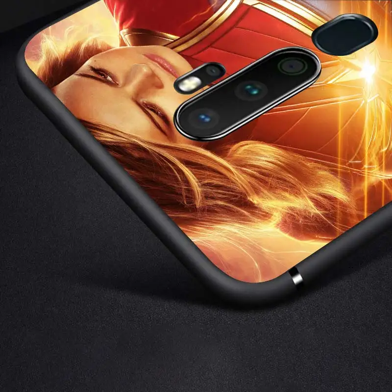 

Marvel hero Captain Marvel for OPPO Reno A ACE 10 X Z00M Z 2 3 4 5 5K SE Z F Pro Plus 4G 5G TPU Black Phone Case