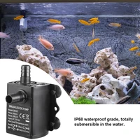 mini brushless water pump 12v dc 280lh 300cm lift submersible pump for pond fountain aquarium circulating