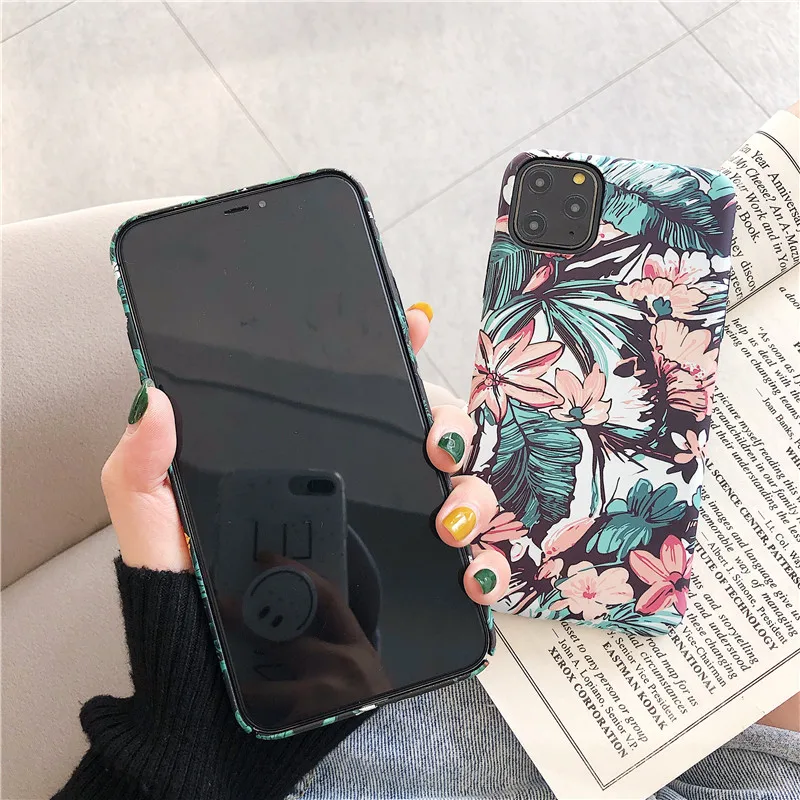 Art Painted Flowers Slim Case For Huawei P20 P30 P40 pro lite Hard Plastic Protective Thin Cover honor 10 20 30 30s | Мобильные