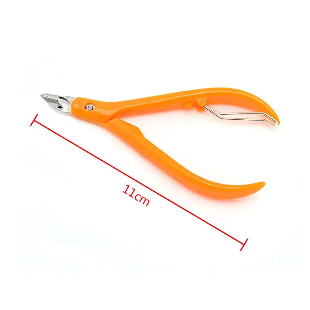 

10PCS Stainless Steel Cuticle Nipper Dead Skin Cutter Nail Art Clipper Manicure Tools Care Pusher Supplies