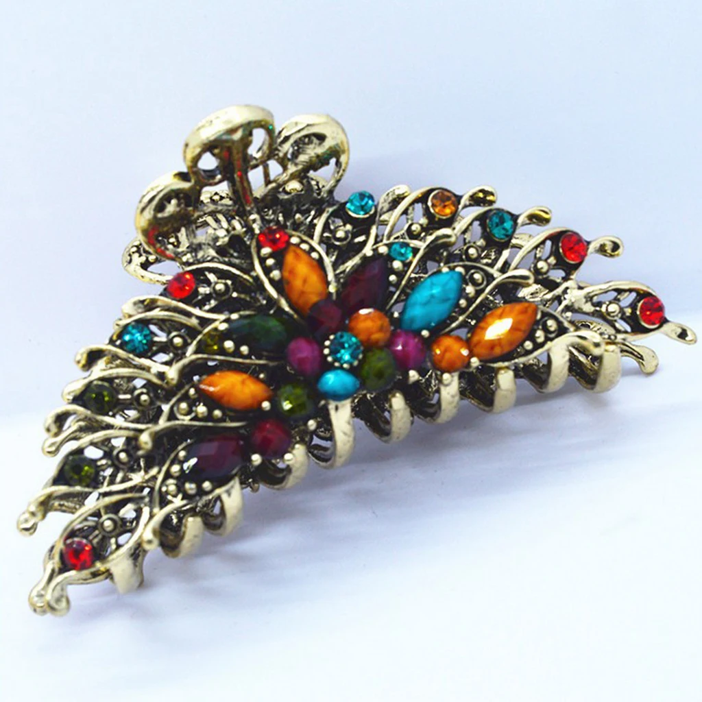 

Ladies Antique Pin Pin Rhinestone Hair Clip Hair Claw Ponytail