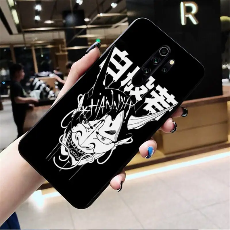 HPCHCJHM японский самурай маска чехол для телефона Redmi Note 8 8A 8T 7 6 6A 5 5A 4 4X 4A Go Pro |