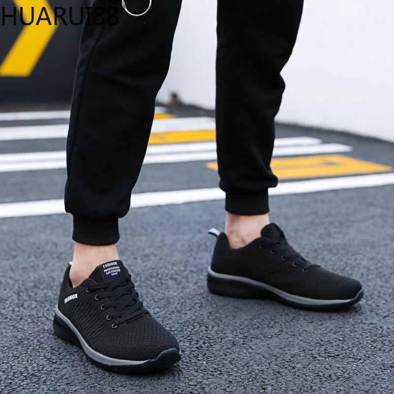 

Men Women Knit Sneakers Breathable Athletic Running Walking Gym Shoes