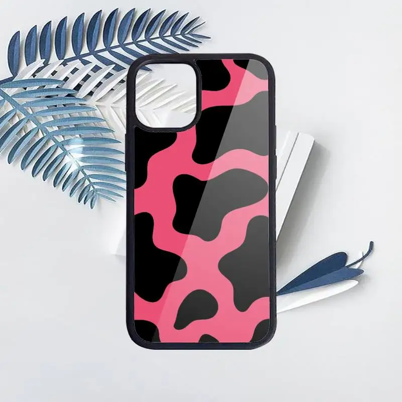 

Cow Phone Case for iPhone 11 12 pro XS MAX 8 7 6 6S Plus X 5S SE 2020 XR Hard PC