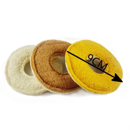 New pet dog toy color natural loofah Doughnut Cleaning bite tablet bagel tooth Toys 10pc/lot | Дом и сад