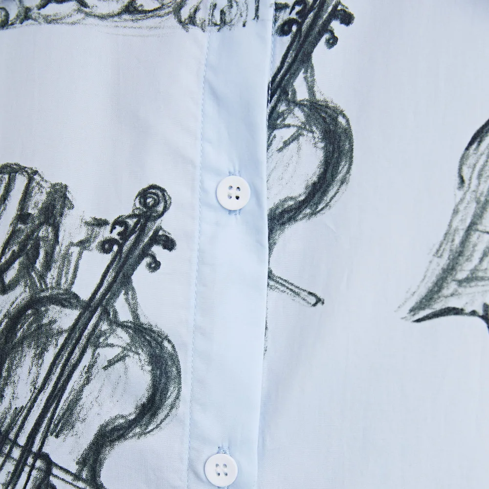 

latest designer floral printed top womens long sleeve blouse printed shirts and blouses ladies