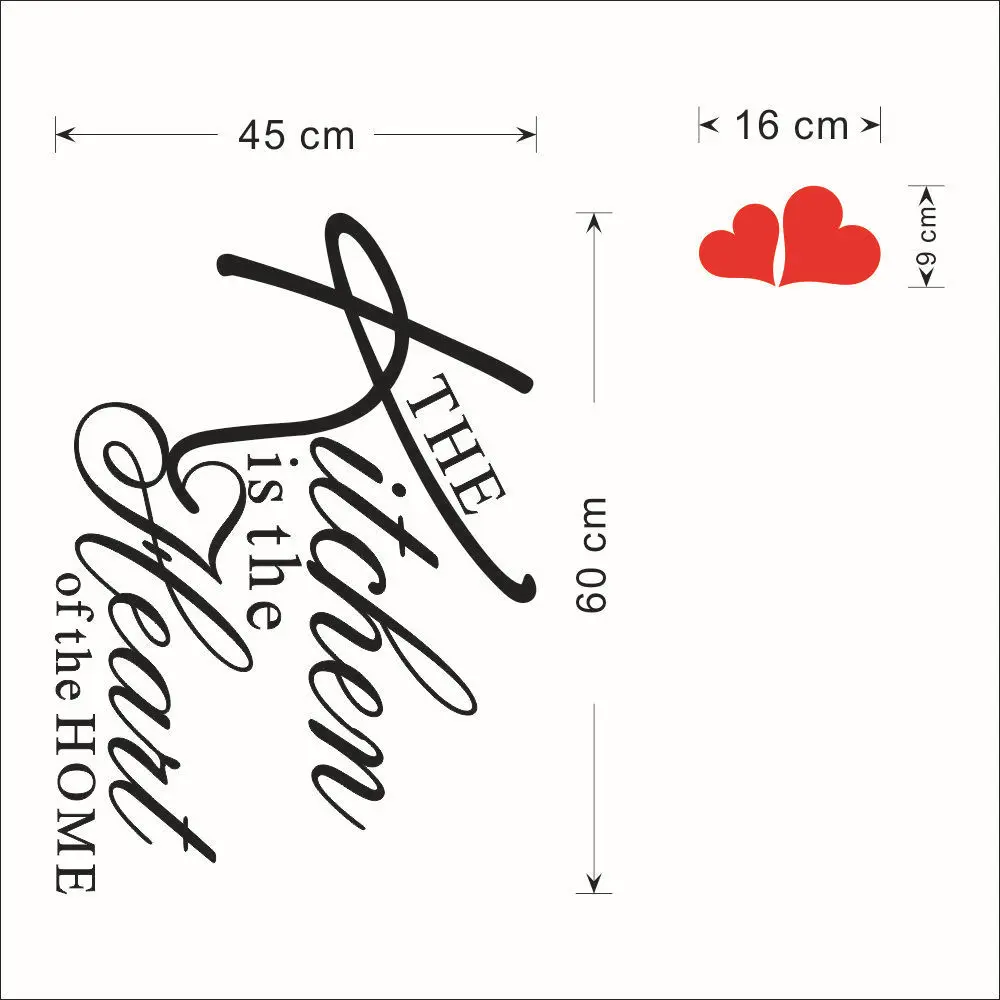 

Kitchen kitchen in the kitchen English waterproof wall sticker kitchen decoration accessories