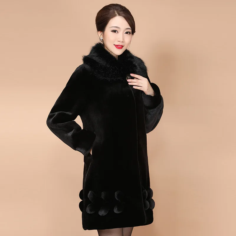 Women real mink coats female mink fur coat genuine long fur coat ladies winter clothes oversize 6xl 5xl 7xl natura fur coats