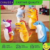 inflatable toys doll air bounce animal punching sandbag children puzzle toys boxing training tumbler bags stress relief toy kids