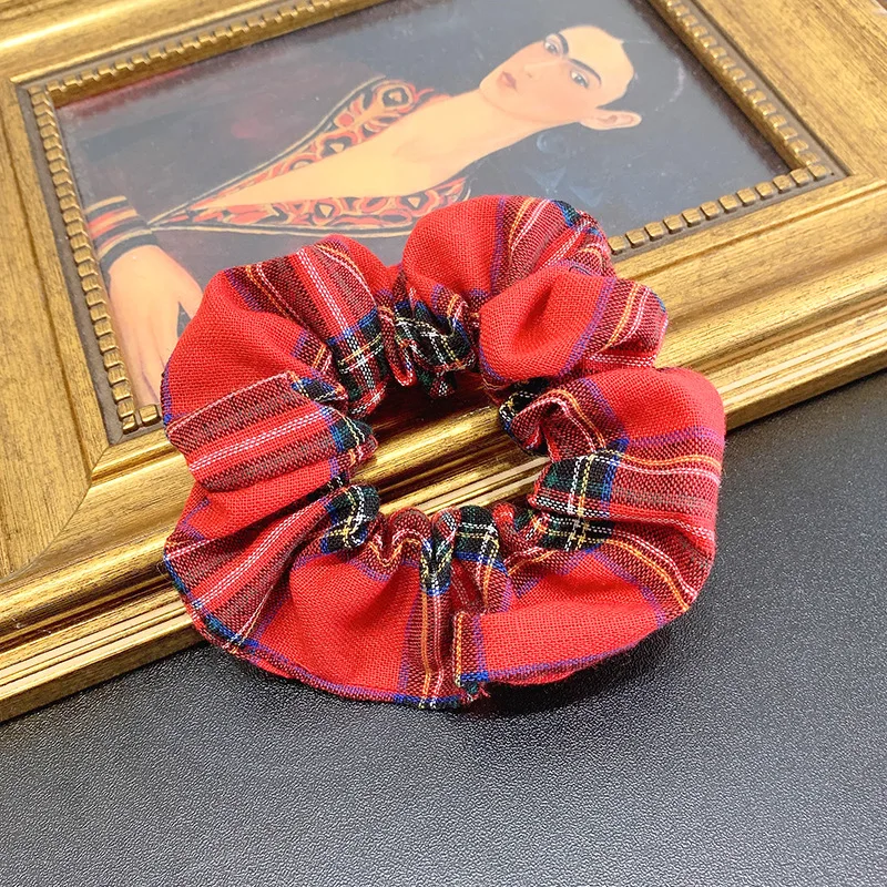 Женские резинки для волос с цветными блоками в полоску эластичные хвоста ободок